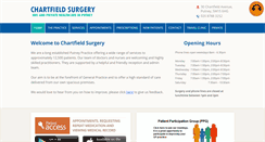 Desktop Screenshot of chartfieldsurgery.co.uk