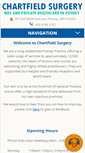 Mobile Screenshot of chartfieldsurgery.co.uk